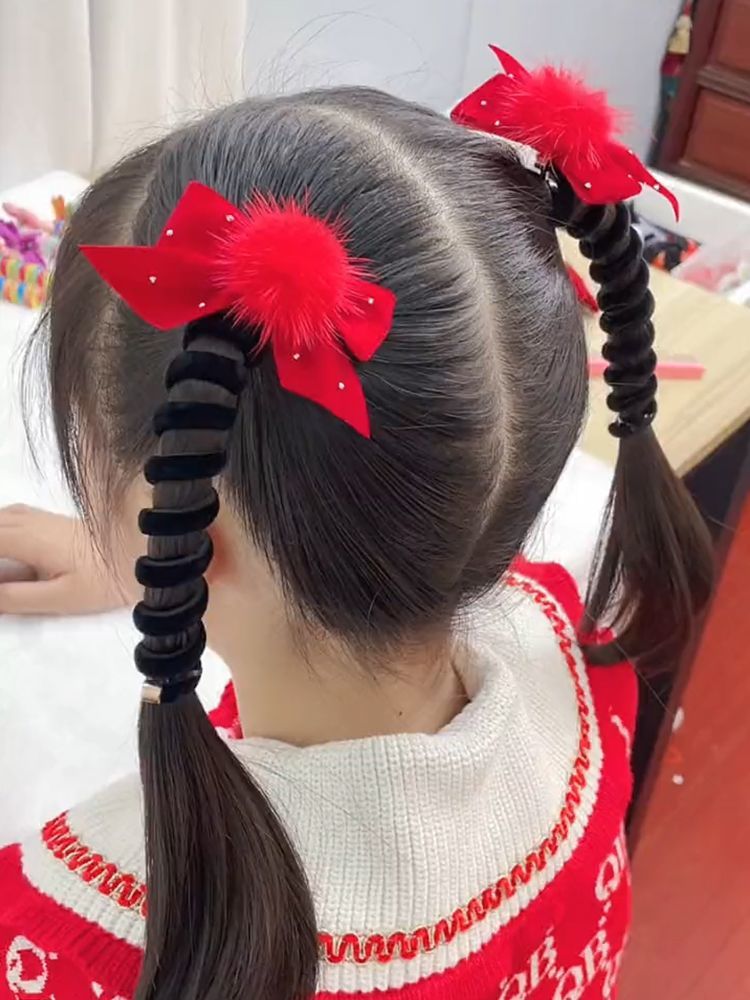 พร้อมส่ง กิ๊บติดผม ไฮไลท์สีผมเด็ก เปียผม เปียถักร้อย