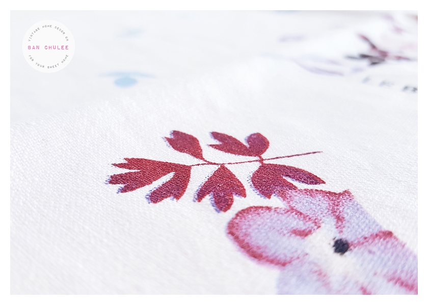 Shabby Chic Floral Placemat ผ้ารองจาน ลายดอกไม้