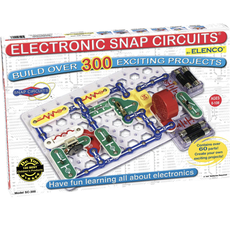 ชุดสร้างวงจรไฟฟ้าแบบไม่อันตราย Snap Circuits Classic SC-300 Electronics Exploration Kit