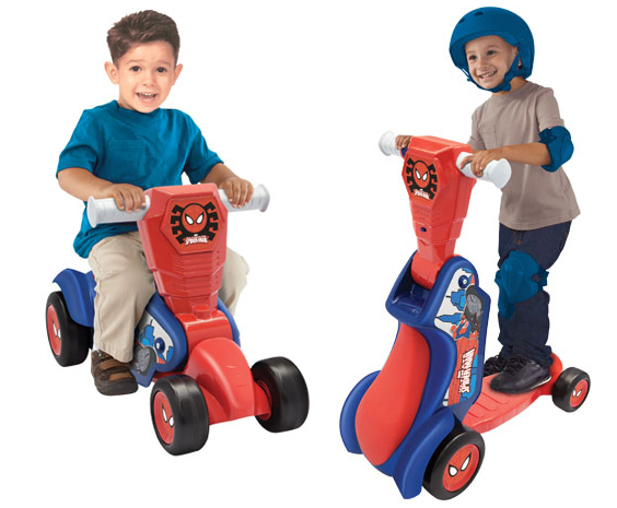 รถขาไถและสกู้ตเตอร์ Marvel Ultimate Spider-man Ride 2 Scoot Ride on toy