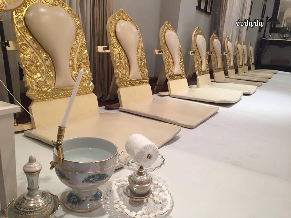 พิธีสงฆ์ งานแต่ง14/01/61 ร้านอะกาลิโก สุขุมวิท51