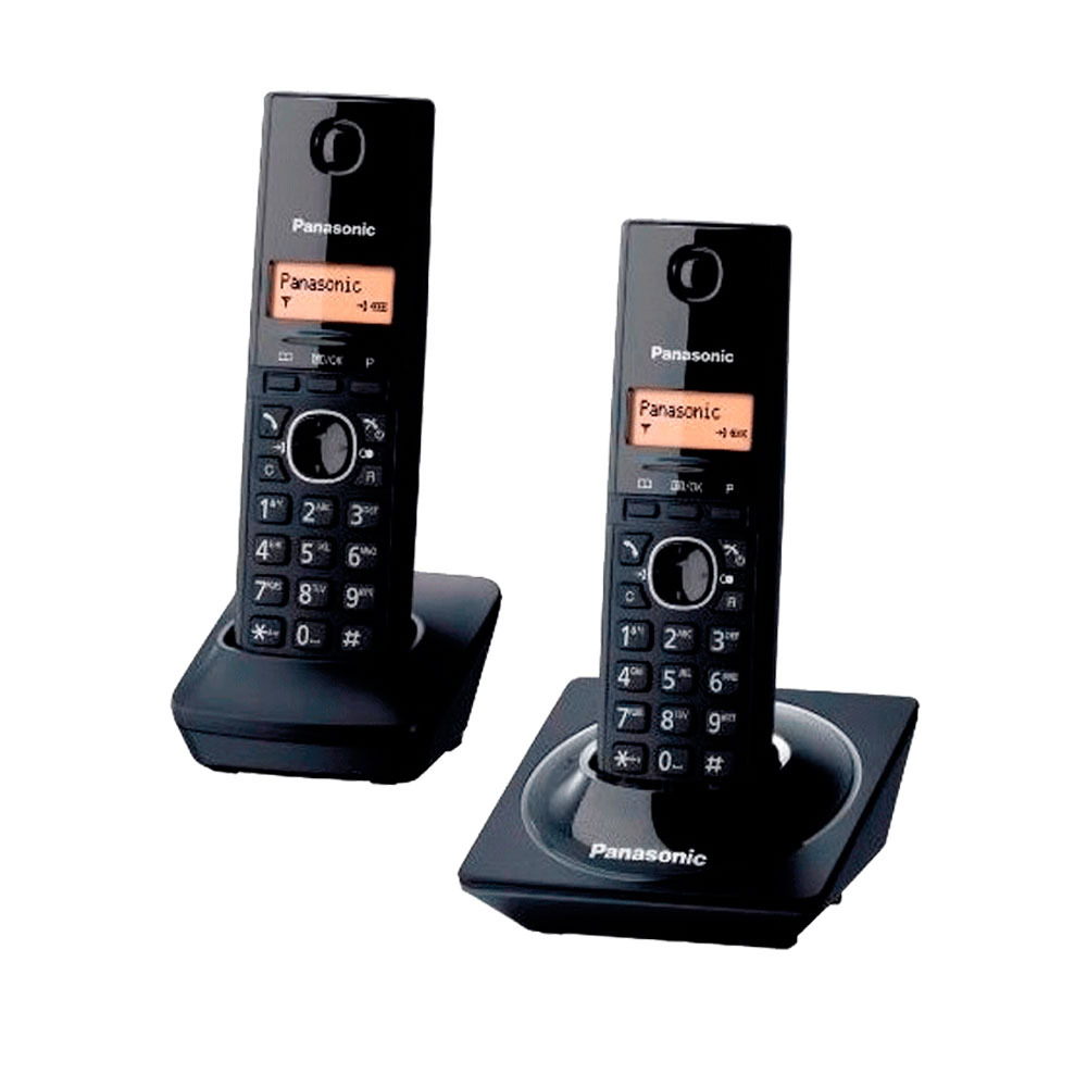 PANASONIC โทรศัพท์ ไร้สาย 2 เครื่อง รุ่น KX-TG3452BXB สีดำ