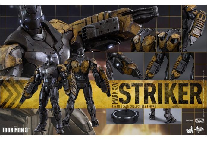 HOTTOYS Iron Man 3 - Iron Man Mark 25 (STRIKER)
