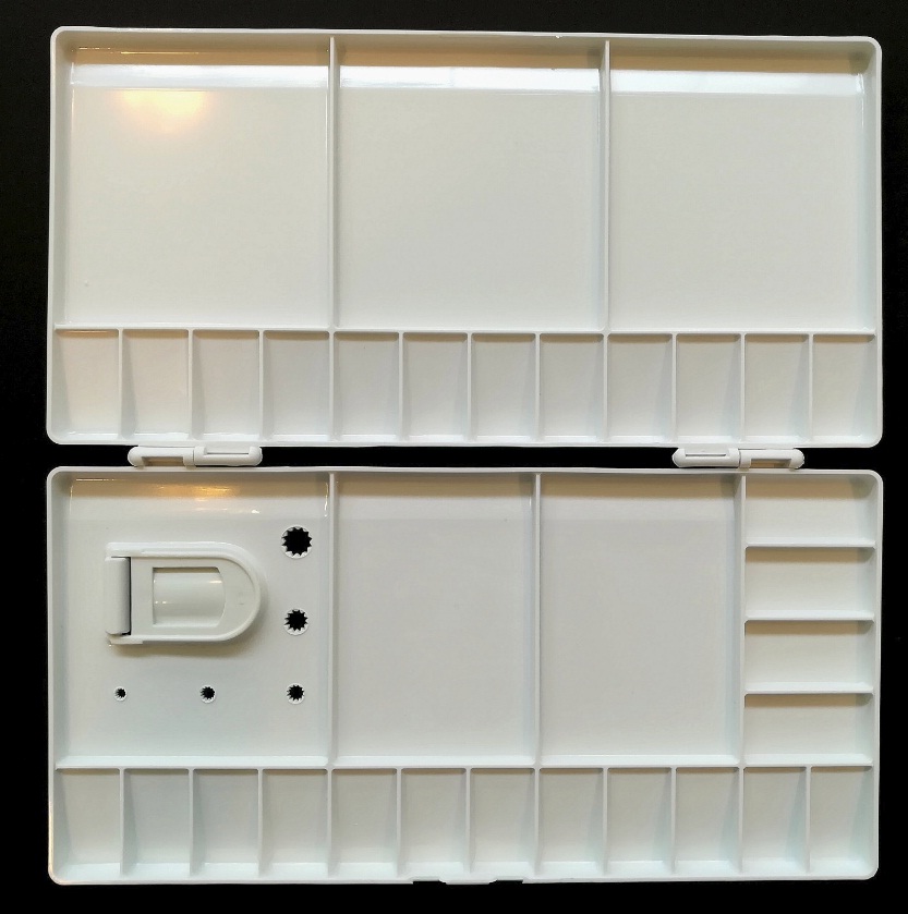 จานสีฝาพับ inca 5x10นิ้ว (ใบใหญ่)