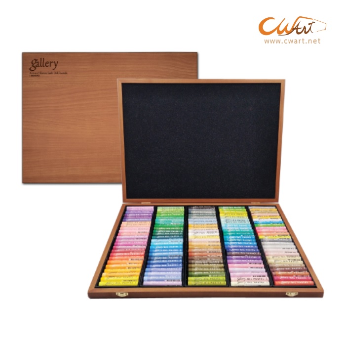 Mungyo Artists' Soft Oil Pastels Set of 120 Wood Box