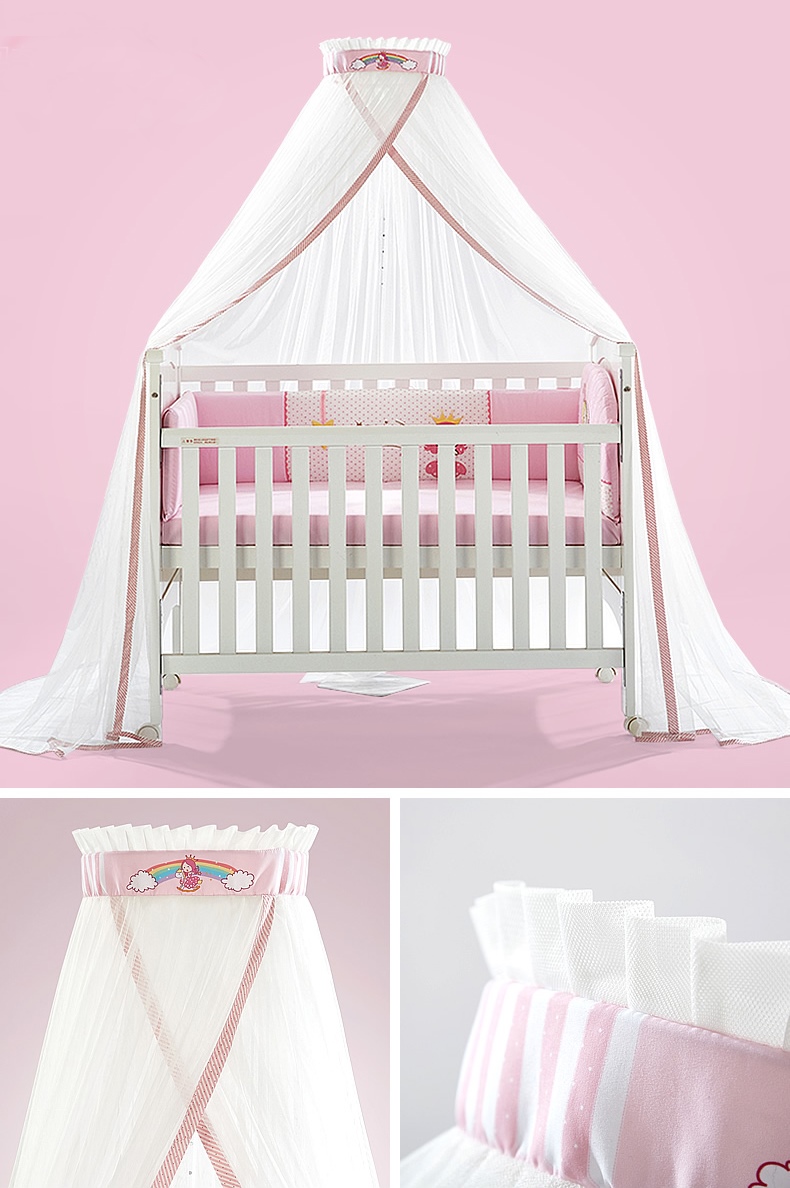 TP21111 มุ้งกระโจมคลุมเตียงเด็ก แบบตัวหนีบขอบเดียง