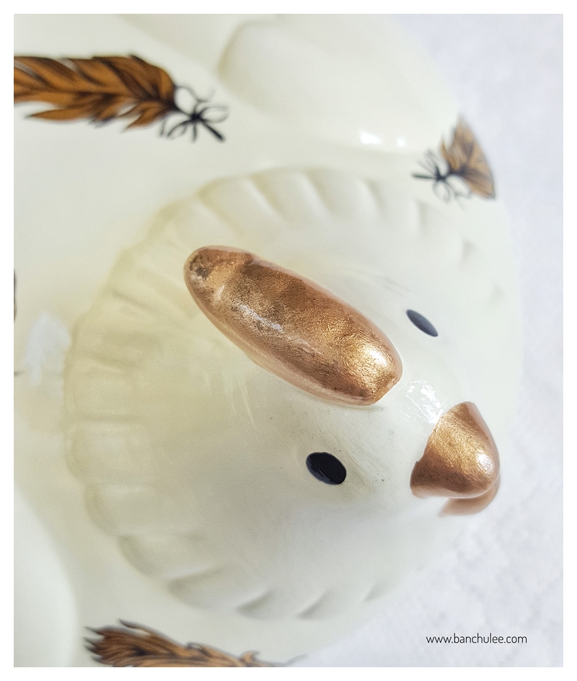 Gold Egg Basket ตะกร้าใส่ไข่หรือผลไม้ สีทอง