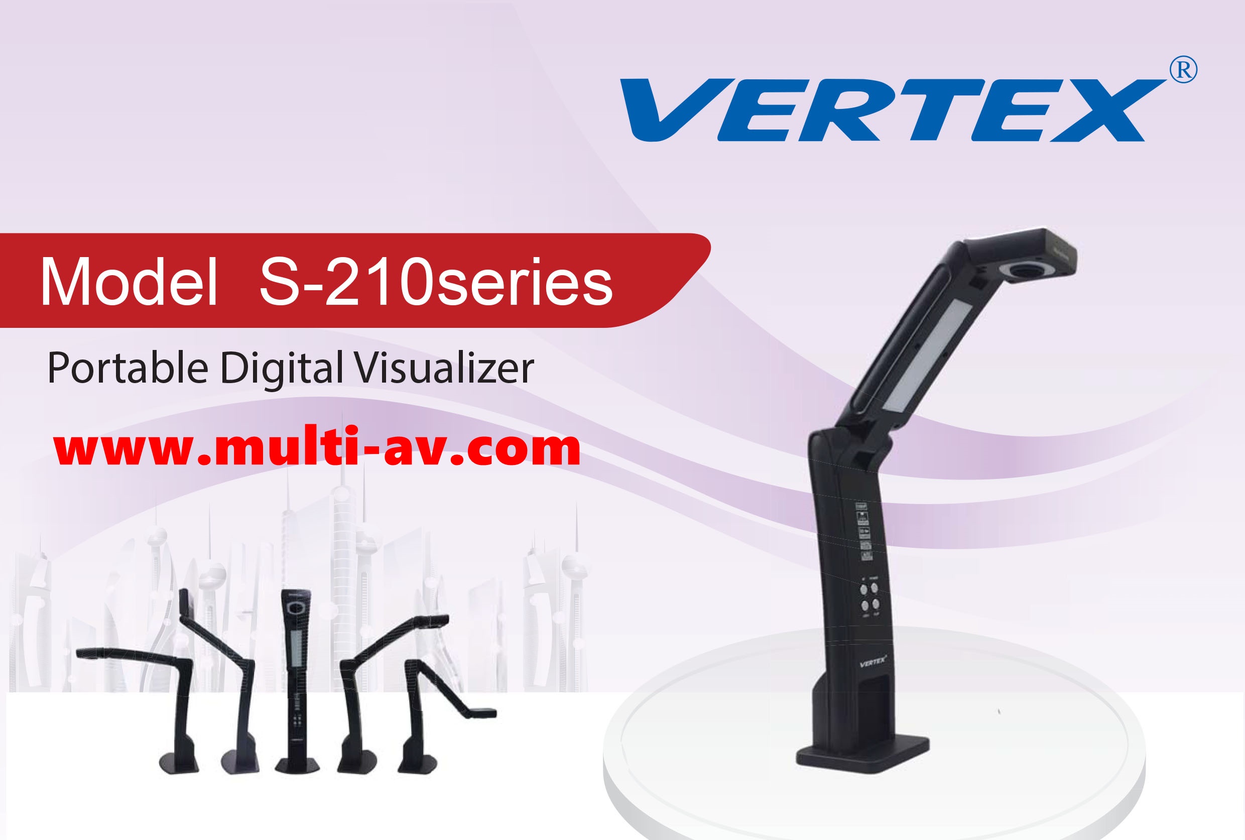 Visualizer Vertex S-210D (ความละเอียดภาพ 5 ล้าน พิกเซล CMOS)