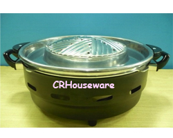 เตาย่างหมูกระทะ ถ่าน 006-AU513,เตาย่างหมูกระทะ, เตาหมูกระทะ, เตาุถ่านหมูกระทะ “HEALTHY” CHARCOAL BAR-B-Q GRILLER. 006-AU513烧烤炉盘/锅,សាច់អាំងសាច់អាំងចាន / សមុទ្រ Pan,BBQ Grill tấm / chảo,BBQ Grill pinggan / pan,BBQ Grill plate/pan,Korean bbq grill pan