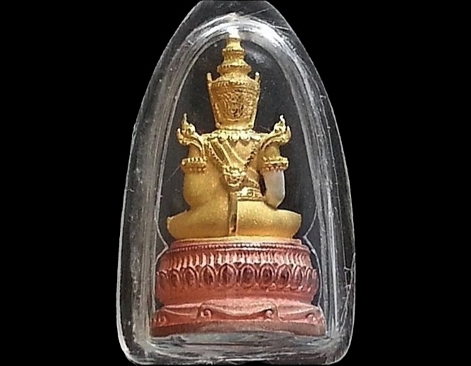 พระแก้วมรกต ภปร. วัดพระศรีรัตนศาสดาราม (วัดพระแก้ว) พิมพ์ใหญ่เนื้อเงิน