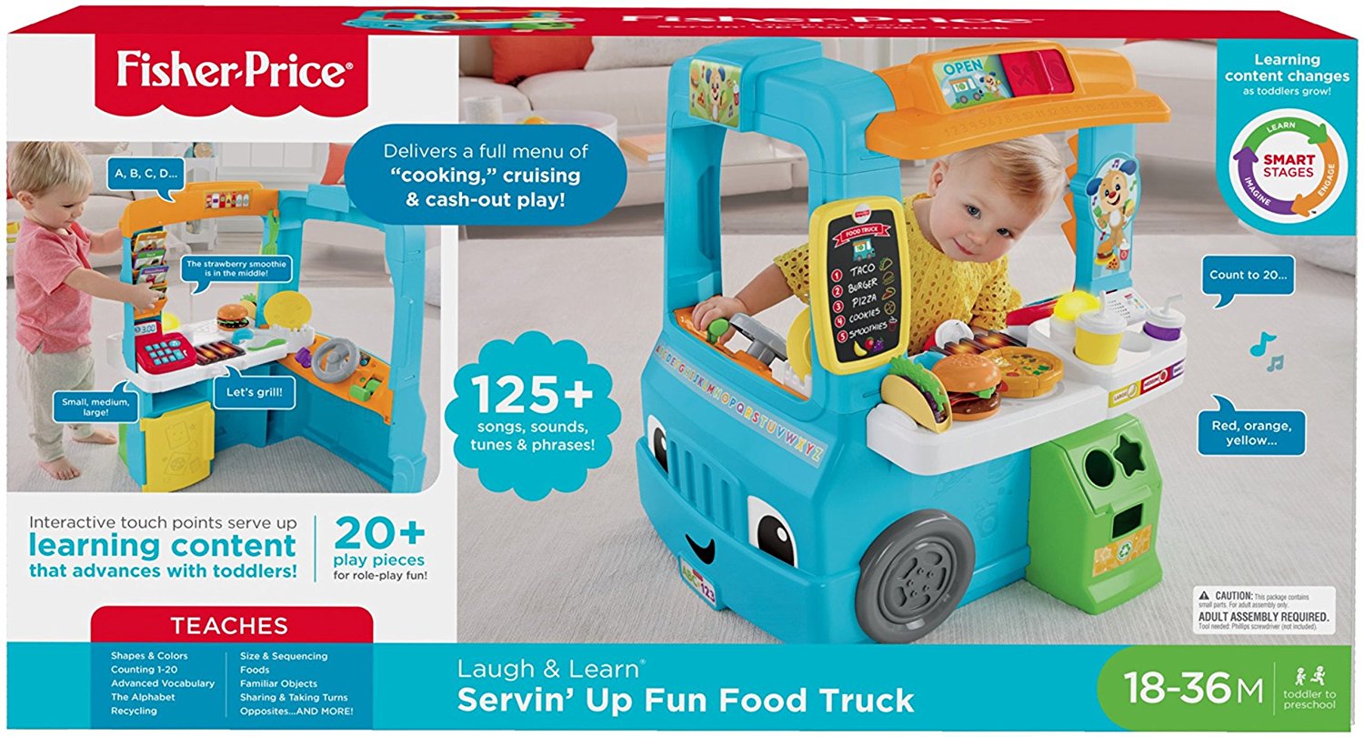 รถอาหาร Fisher-Price Laugh & Learn Servin' Up Fun Food Truck