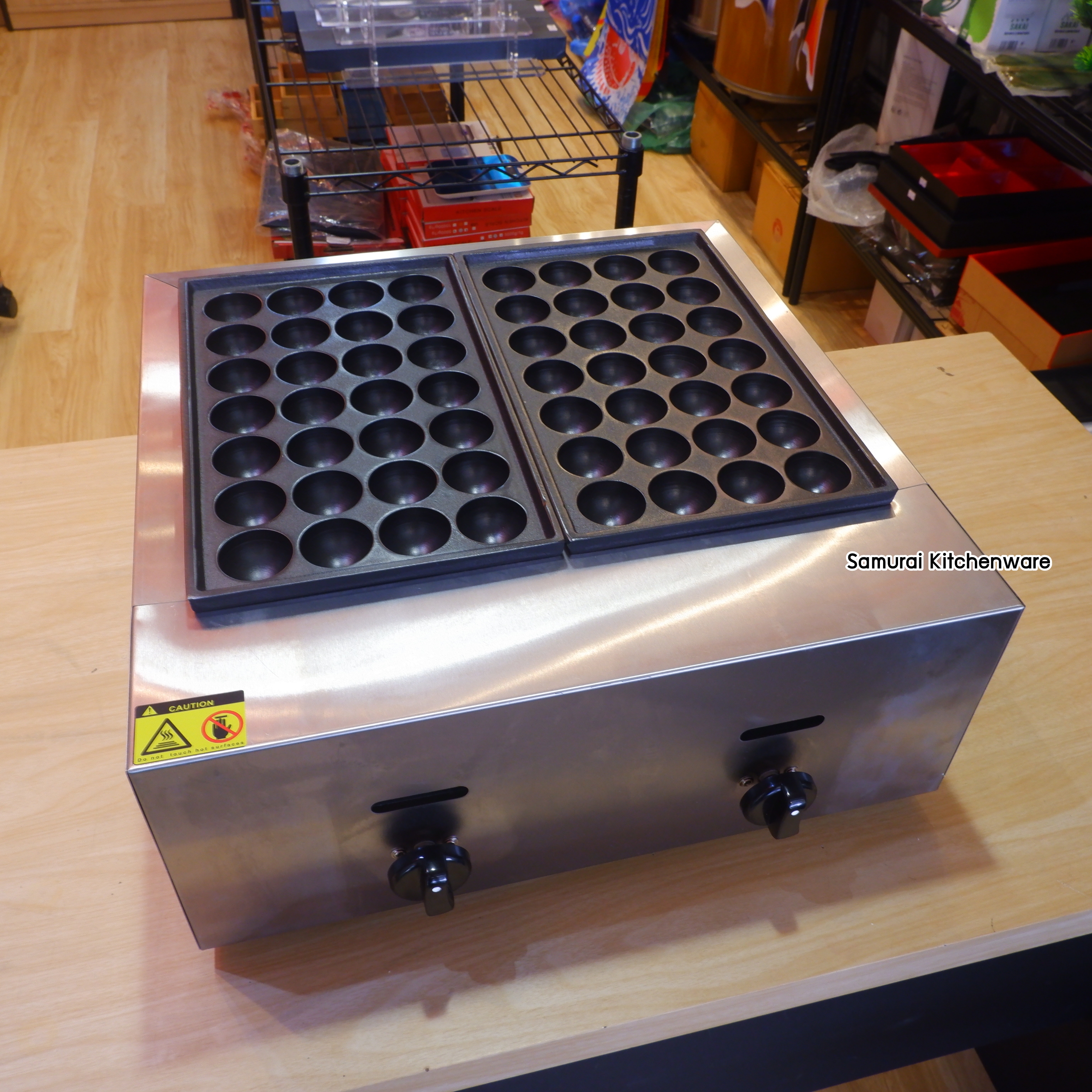เตาทาโกะยากิ ระบบแก๊ส รุ่น TAKO-102 (2 ถาด)