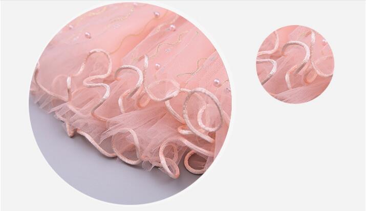 กระโปรง กระโปรงเด็ก ทรงสั้น ระบายขอบ