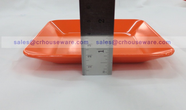 จานสีเหลี่ยม 5.5 นิ้ว P666-5.5