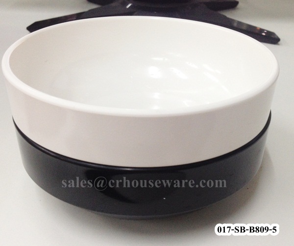 ชามกลมทรงเกาหลีซ้อนได้ 5" 017-SB-B809-5