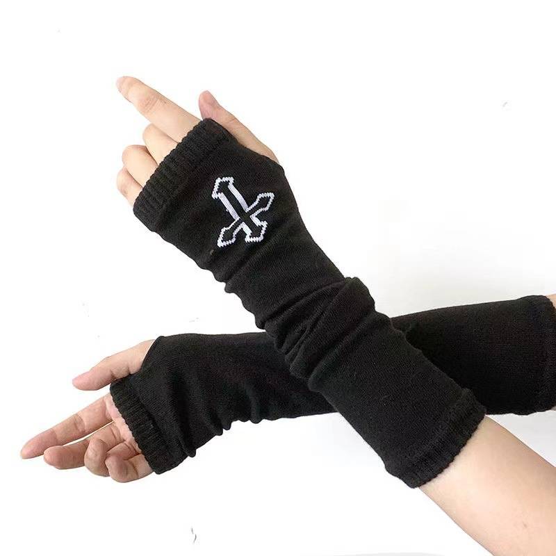 ถุงเท้า Y2K แบบยาว ปลอกขา สไตล์เกาหลีแบบไม่สวมเท้า ใส่แบบยาวหรือแบบย่น เด็กโต - ผู้ใหญ่