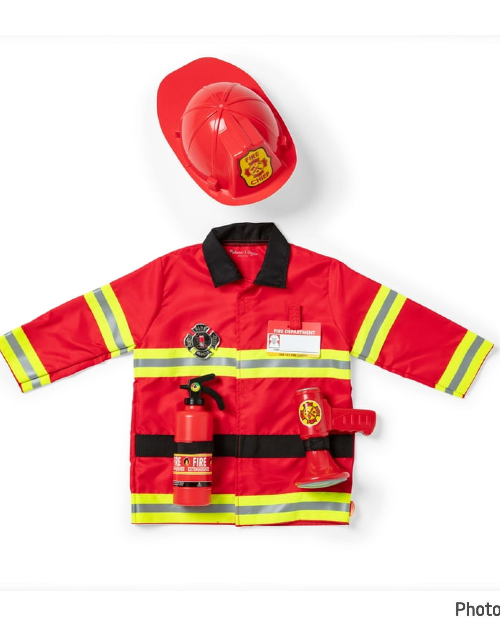 ชุดแฟนซี ชุดนักดับเพลิง Role Play Costume Fire Chief ยี่ห้อ Melissa & Doug