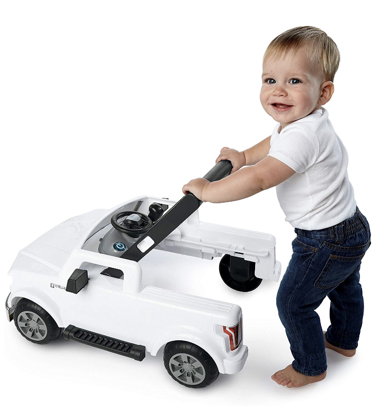 รถผลักเดินและรถหัดเดิน Bright Starts 3 Ways to Play Walker - Ford F-150, White,