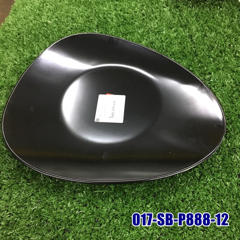 จานหยดน้ำ 12 นิ้ว สีขาว,ดำ 017-SB-P888-12