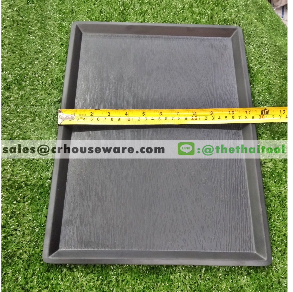 ถาดเสิรฟลายไม้ รหัส STK-YG140154