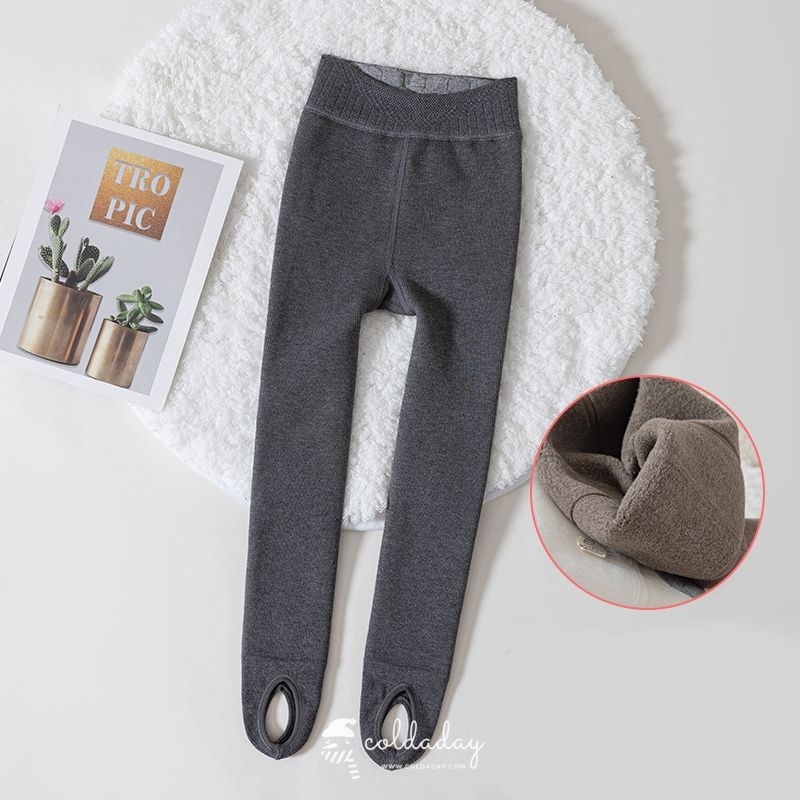 เลกกิ้งกันหนาวบุขนกันหนาวเด็ก รุ่นเหยียบส้น มี 4 สี