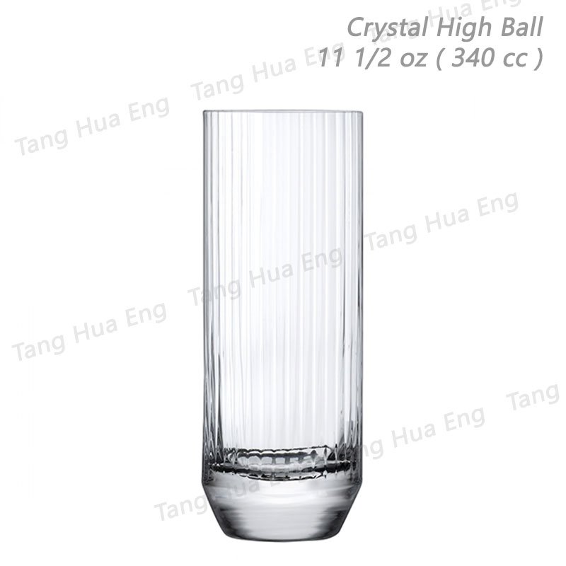 ( 6 ใบ ) แก้วค็อกเทล เนื้อคริสตัล Nude Crystal High Ball 340 CC. #64152-1100164