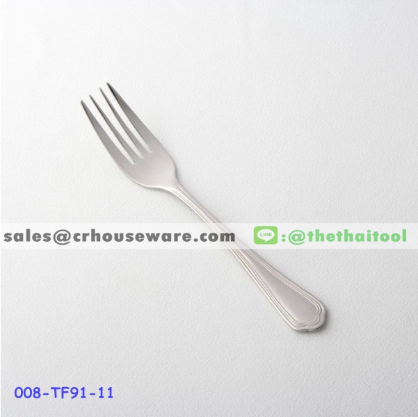 ส้อมชาสแตนเลส 91 ลายบ้านเชียง SALAD FORK 008-TF91-11