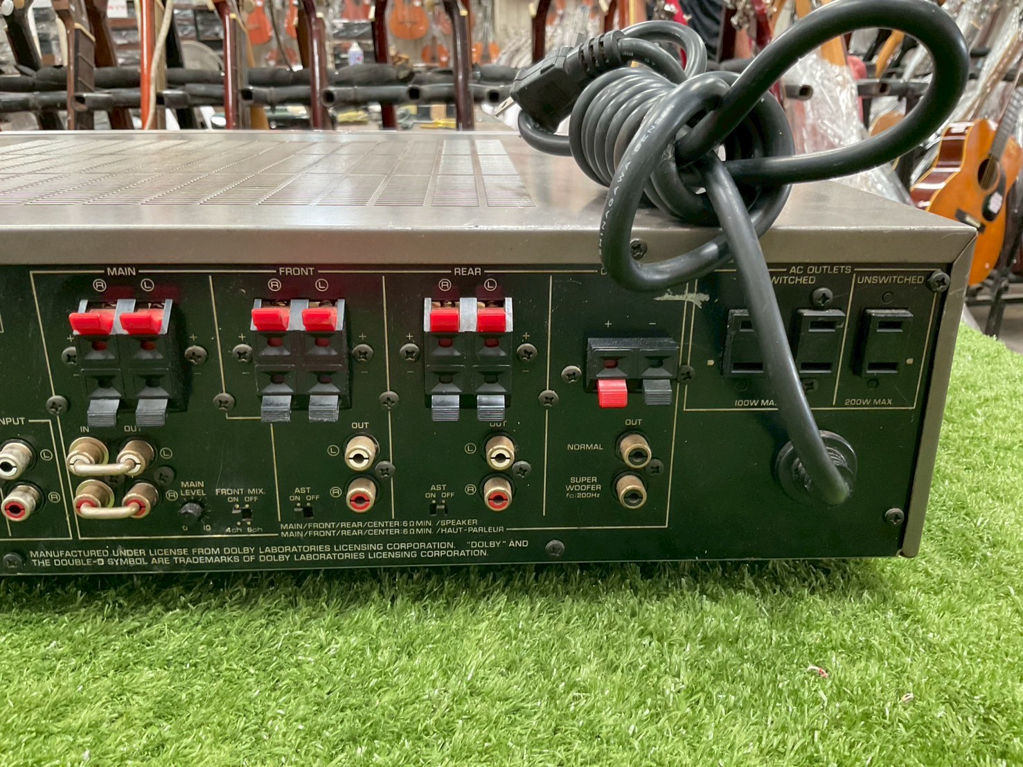 เครื่องขยายเสียง YAMAHA : DSP-107AST สินค้าไม่พร้อมใช้งาน(ต้องซ่อม)