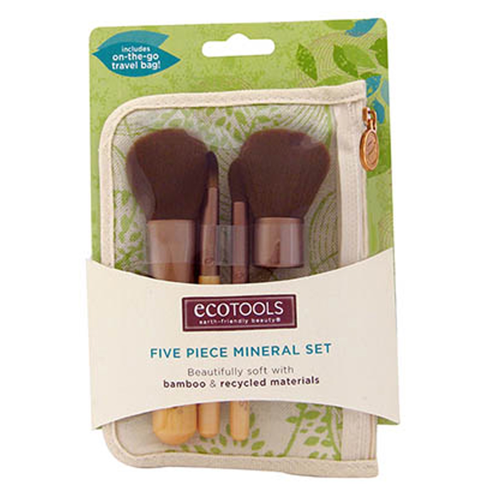 EcoTools, Five Piece Mineral Set, 1 Set ชุดแปรงแต่งหน้า 5 ชิ้น
