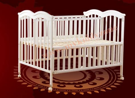 เตียงนอนไม้สำหรับเด็กแฝด White Premium TP21059 (WD11)