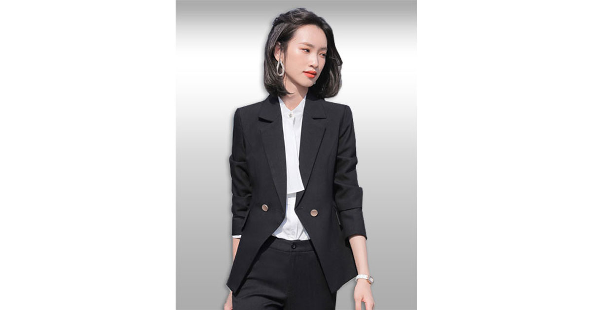 เสื้อสูทผู้หญิงสไตล์เรียบหรูดูดี มี 7 ไซส รหัส 2253