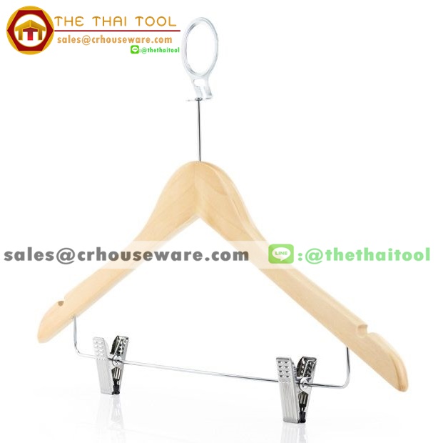 ไม้แขวนเสื้อแบบห่วงมีตัวหนีบ 069-SH66C hotel clothes hanger,hanger សម្លៀកបំពាក់សណ្ឋាគារ,ໄມ້ແຂວນເສື້ອໂຮງແຮມ,quần áo móc áo, hotaal aawaatko kyaoe kwinဟိုတယ်အဝတ်ကိုကြိုးကွင်းkhách sạn,