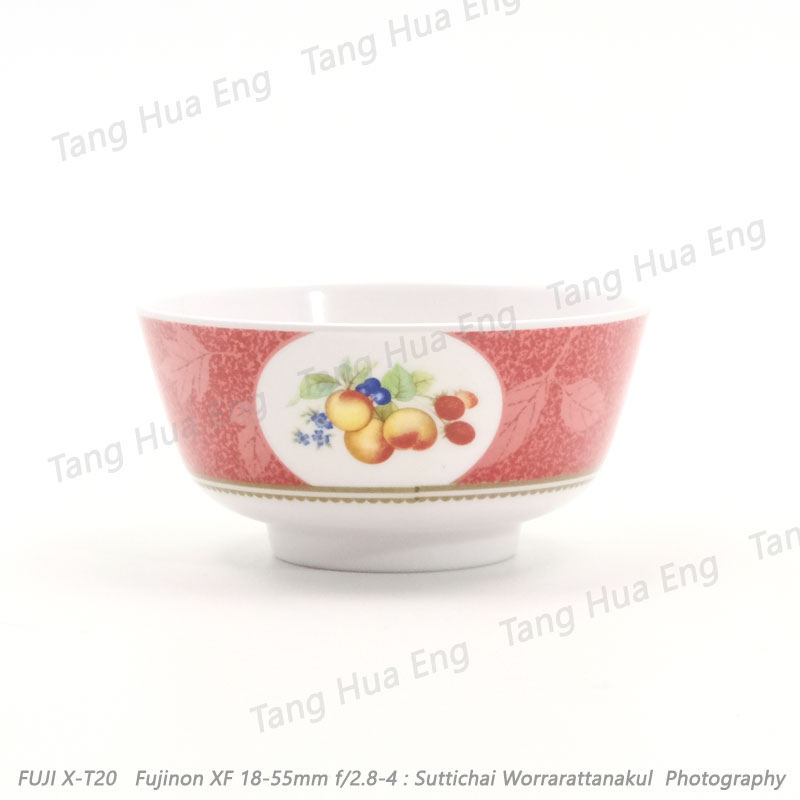 ชามแบ่ง 4นิ้ว ตราแวนด้า ลายออลซีซั่น หนา B922-4