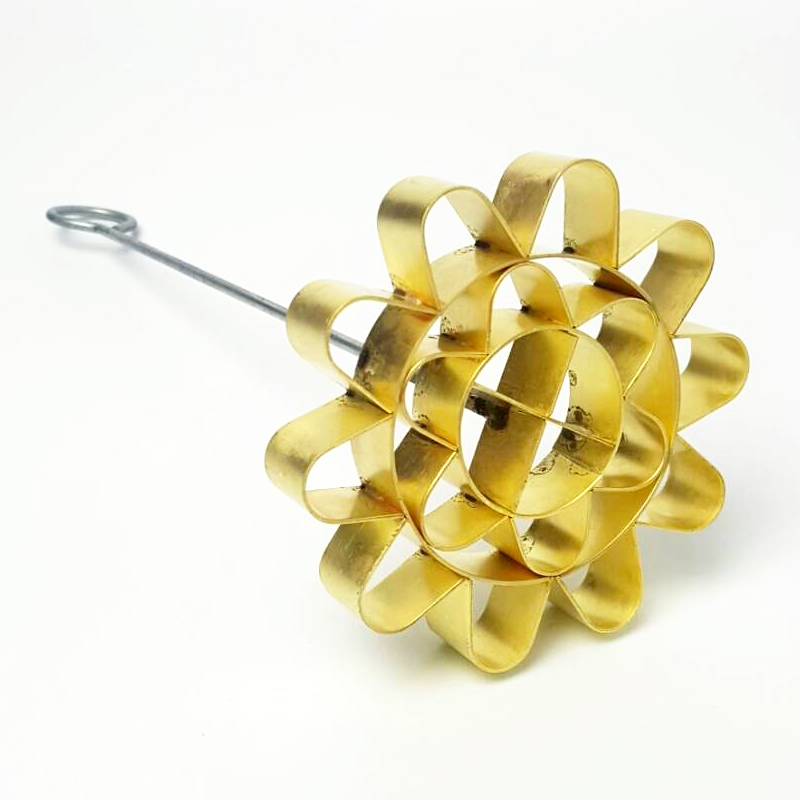 พิมพ์ดอกจอกทองเหลือง เบอร์ 1 ขนาด 10 ซม.