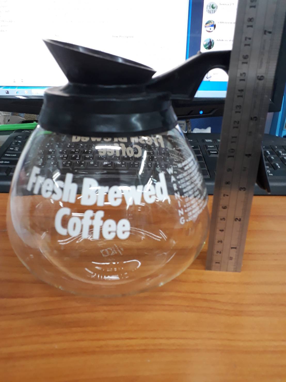 โถจ่ายกาแฟ แบบแก้ว , โถใส่กาแฟ 005-KI-001,Coffee_Pot_glass
