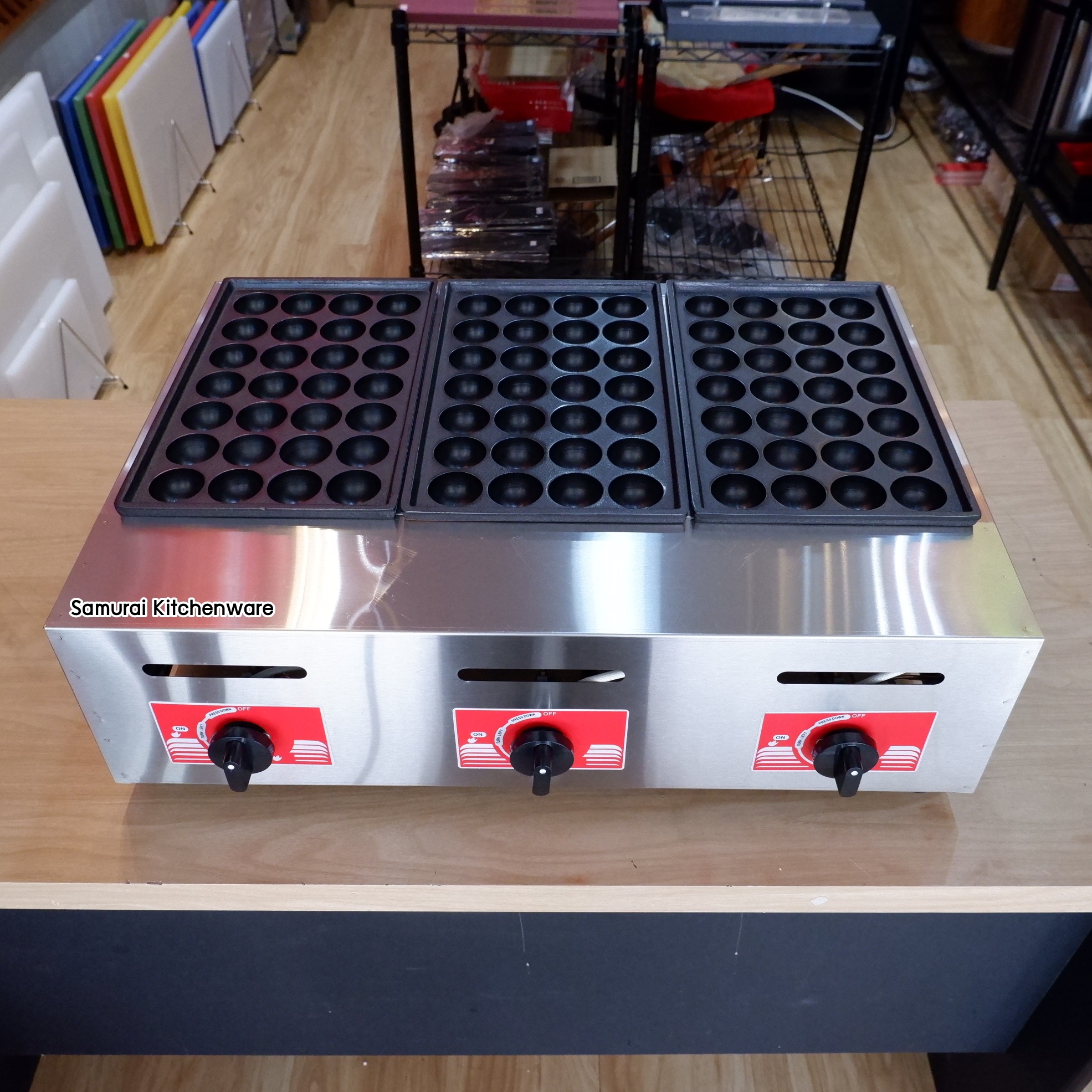 เตาทาโกะยากิ ระบบแก๊ส รุ่น TAKO-103 (3 ถาด)