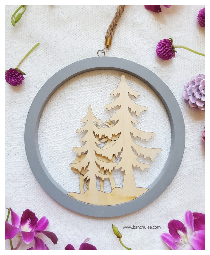 Christmas Wall Hanging Decor ที่แขวนผนัง ประตู สำหรับแต่งบ้าน