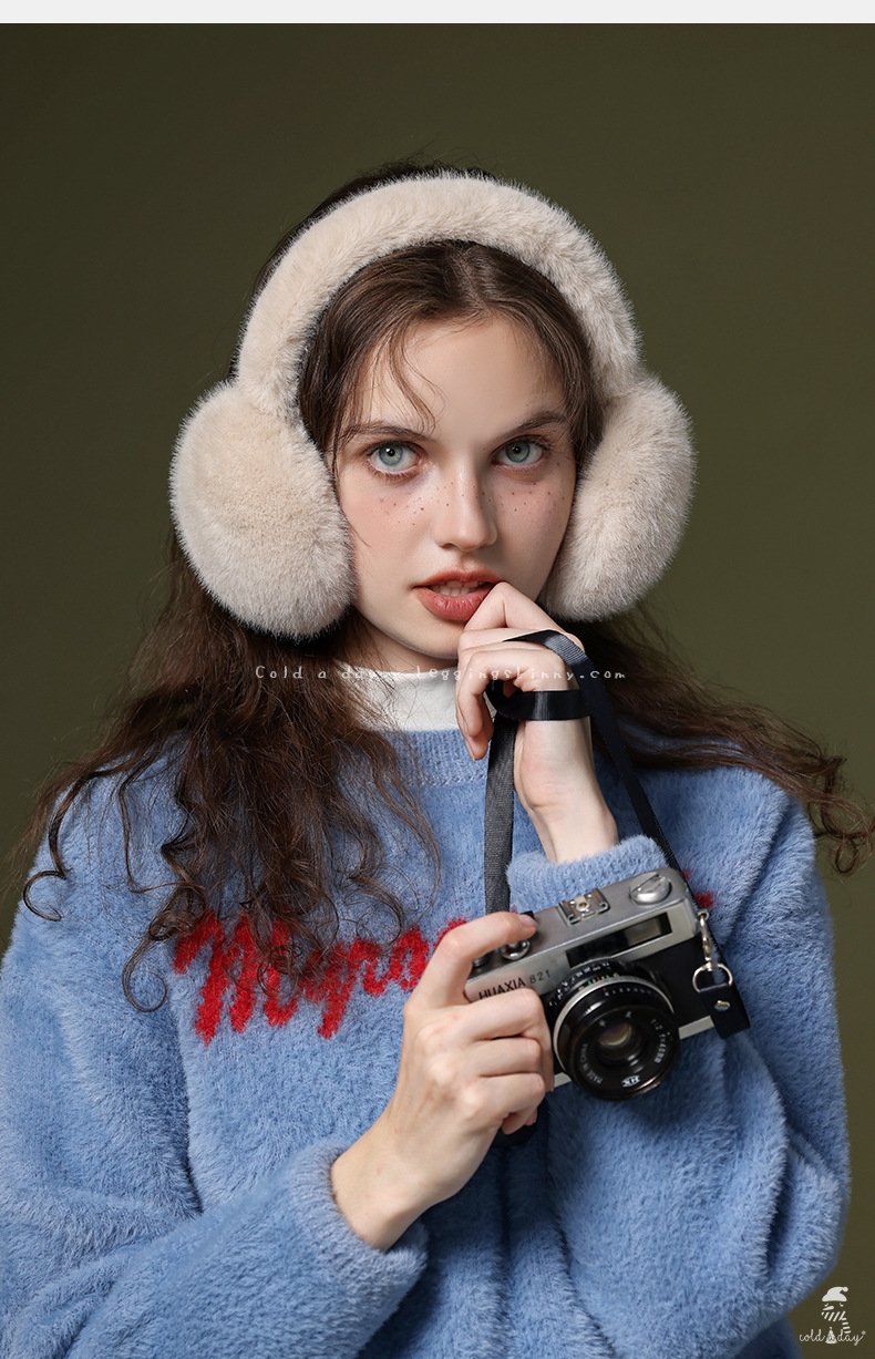 ที่ปิดหูกันหนาวสีพื้น รุ่นคาดผม มี 6 สี