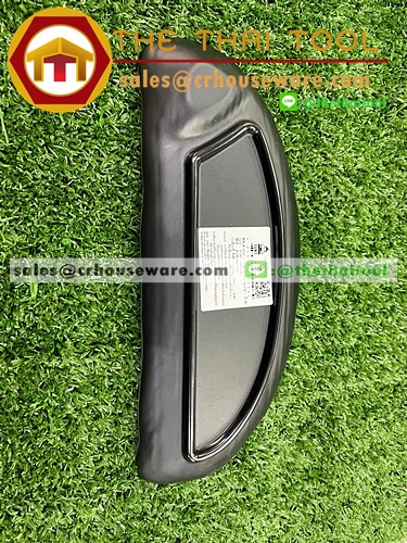 จานสแน็คทรงยาวลายไม้ 11 นิ้ว สีดำ