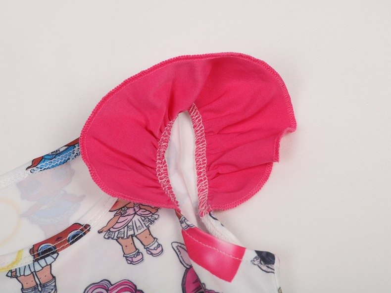 เดรสแขนกุด LOL สีขาว