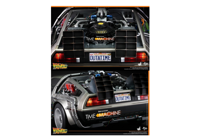 HOTTOYS - Back to the future - DeLorean Time Machine (กล่องใหญ่มากๆครับ)