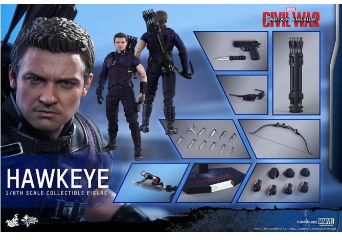 HOTTOYS - Captain America : Civil War - Hawkeye