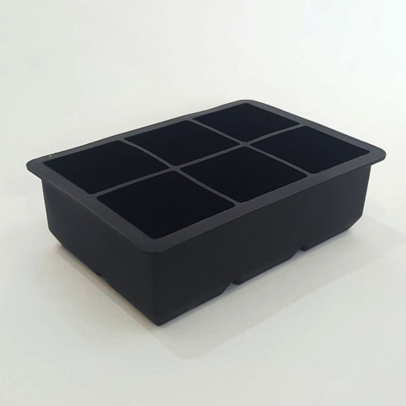 ทำน้ำแข็งซิลิโคน สี่เหลี่ยม 6 ช่อง 4.5x4.5x4.5 ซม.