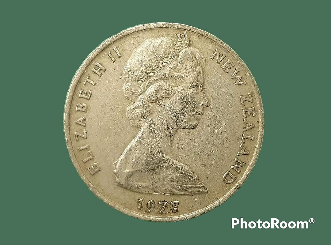 เหรียญ เงินหมุนเวียน นิวซีแลนด์ 20 Cents 1977