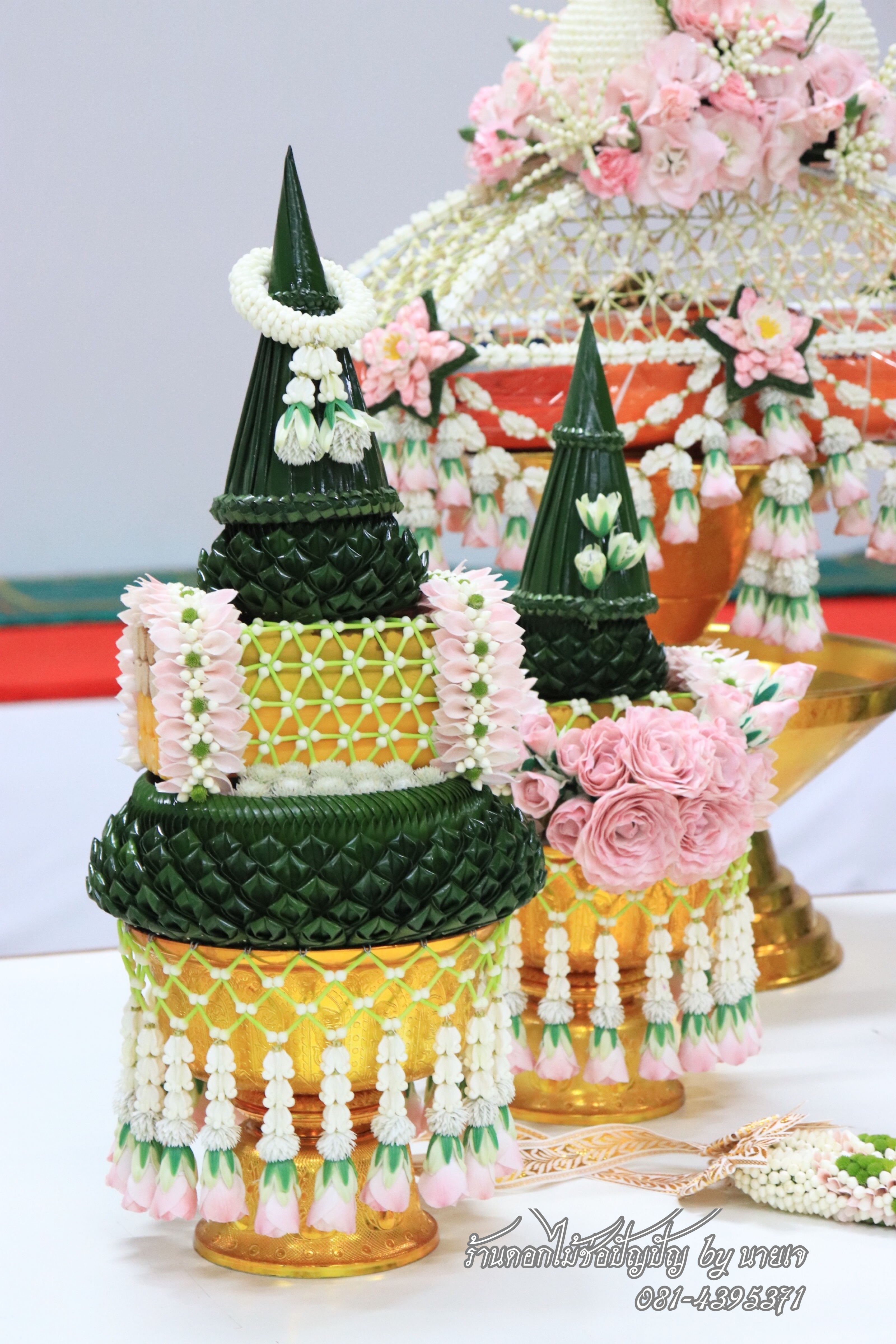 ชุดเครื่องบวชดอกไม้สด ชุดC4
