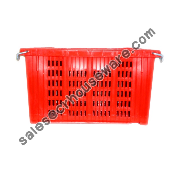 ลังผลไม้ หูเหล็ก พับซ้อนได้ 009-SPP-757B,เข่งผลไม้ ขายเป็นมัด,ตระกร้าหูเหล็กผลไม้,เชียงรายลังผลไม้หูเหล็ก