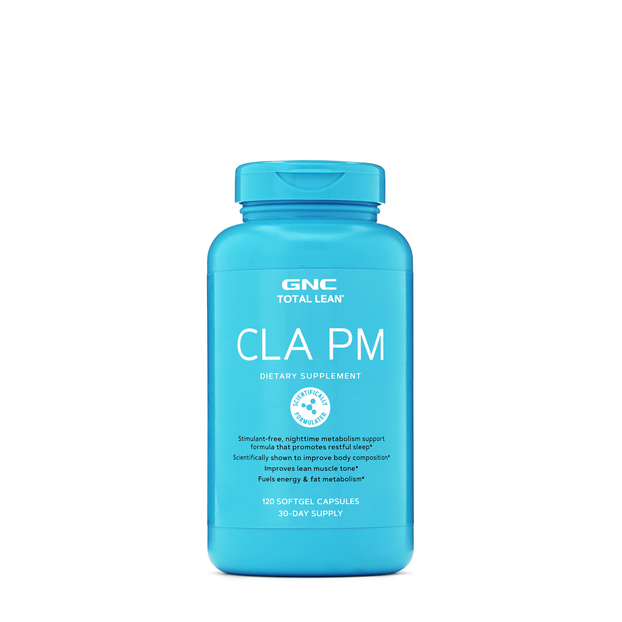 GNC Total Lean™ CLA PM 120 softgels *ฉลากใหม่* ช่วยเร่งการเผาผลาญไขมันขณะนอนหลับ