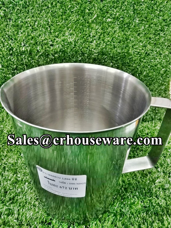 แก้วตวง 2000 ml. มีสเกล รหัส 100-M025