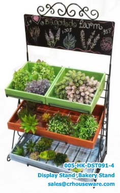 ชั้นวางลังเอียง ลัง 4 ใบ ตัวชุดตั้งโต๊ะ Set the table 4 crates tilt display shelf Code : 005-HK-DST091-4