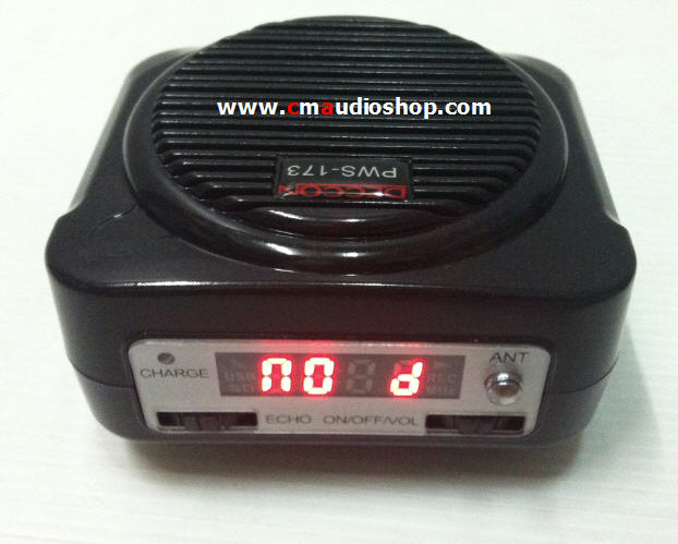 ไมค์-ลำโพงคาดเอว Deccon PWS-173 (USB and Record)
